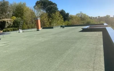 Étanchéité de toit terrasse en bitume élastomère à Toulouse.